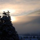 Sonnenaufgang in St. Michael, Lungau, Österreich