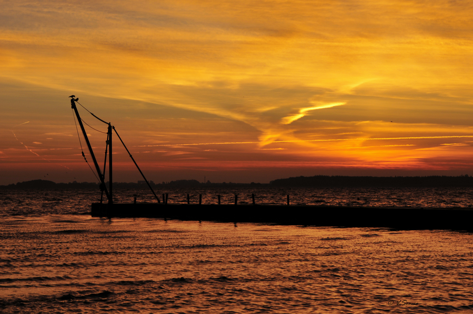 sonnenaufgang in steinberghaff