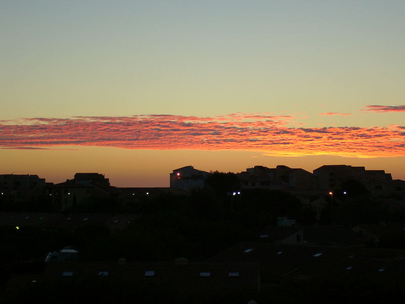 Sonnenaufgang in Südfrankreich