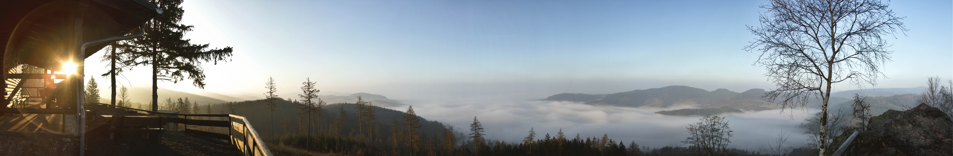 Sonnenaufgang in Südthüringen