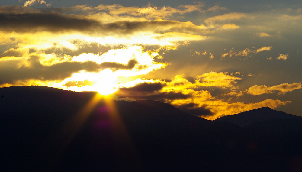 Sonnenaufgang in Südtirol