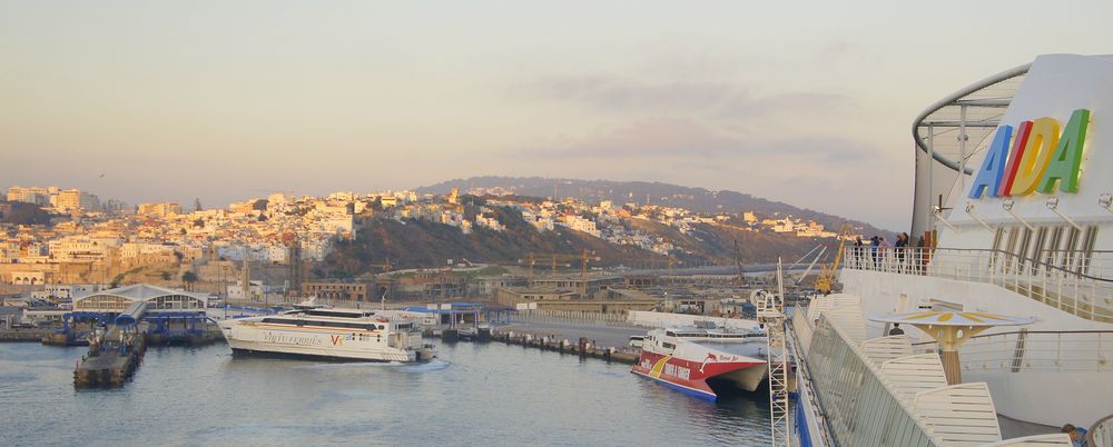 Sonnenaufgang in Tanger ....