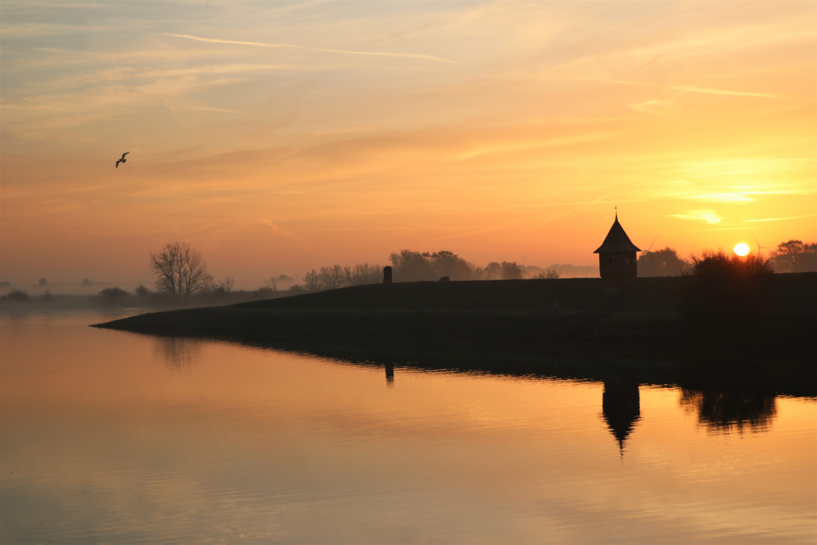 Sonnenaufgang in Tangermünde