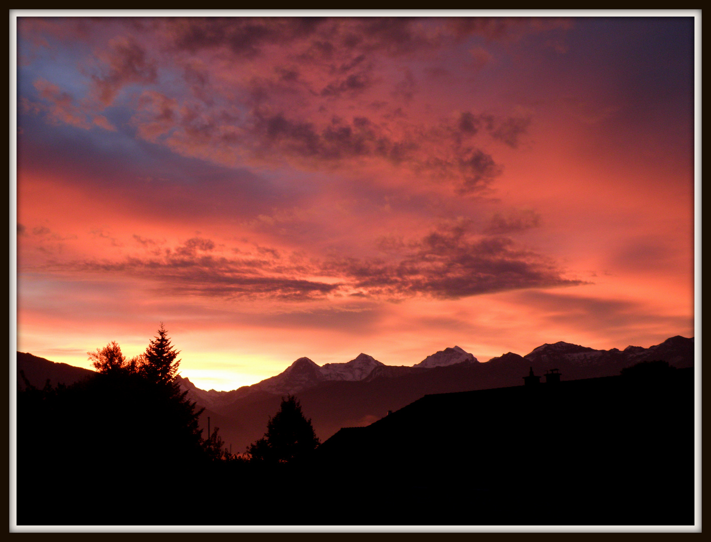 Sonnenaufgang in Thun