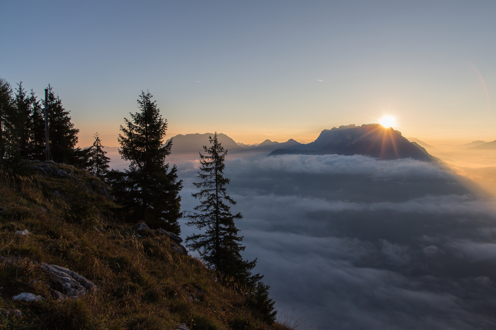 Sonnenaufgang in Tirol