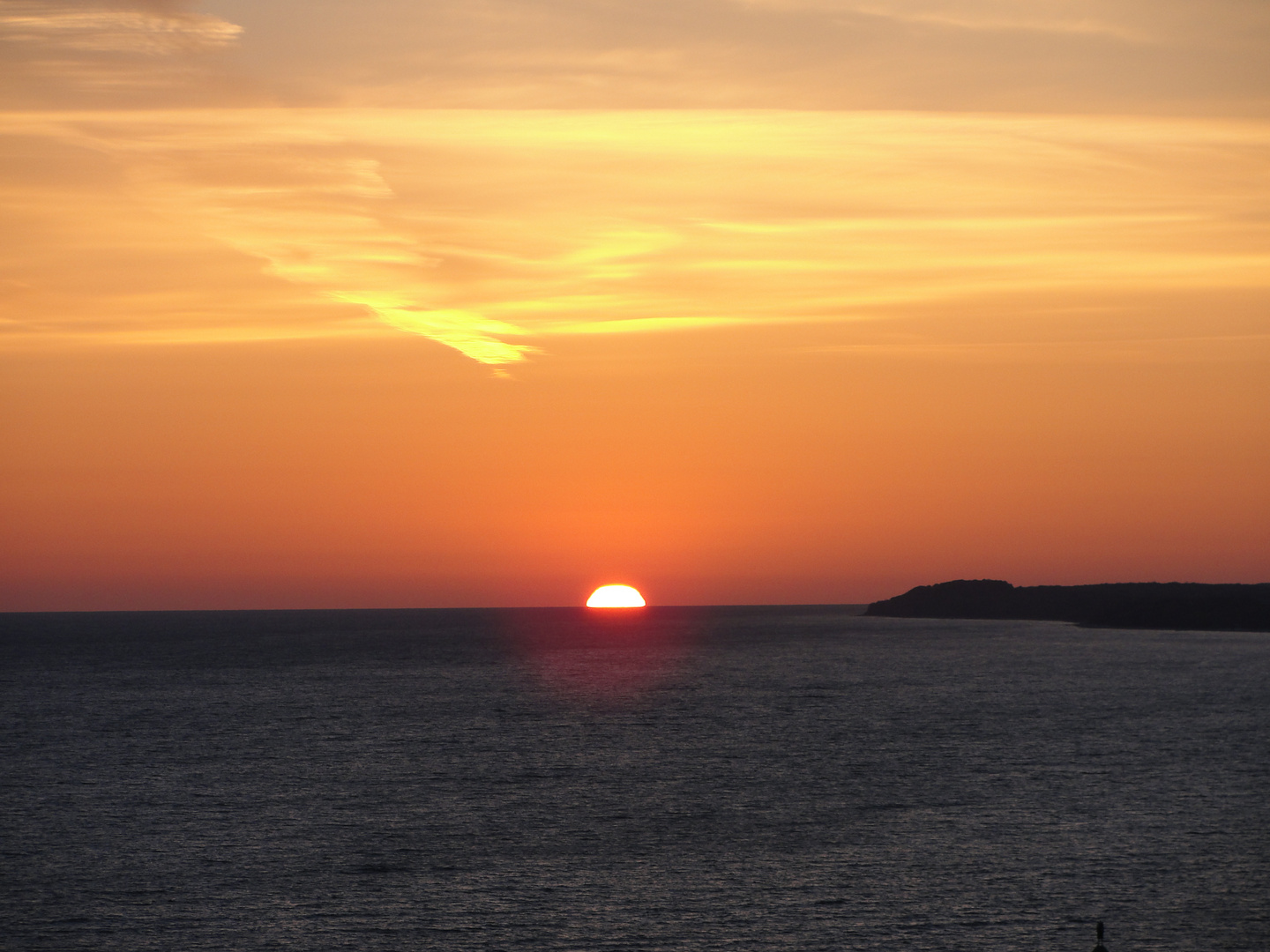 Sonnenaufgang in Travemünde 2