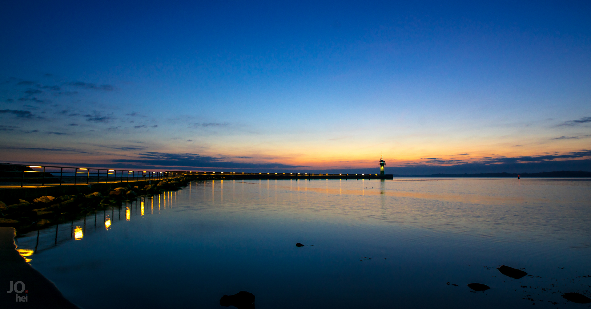 Sonnenaufgang in Travemünde