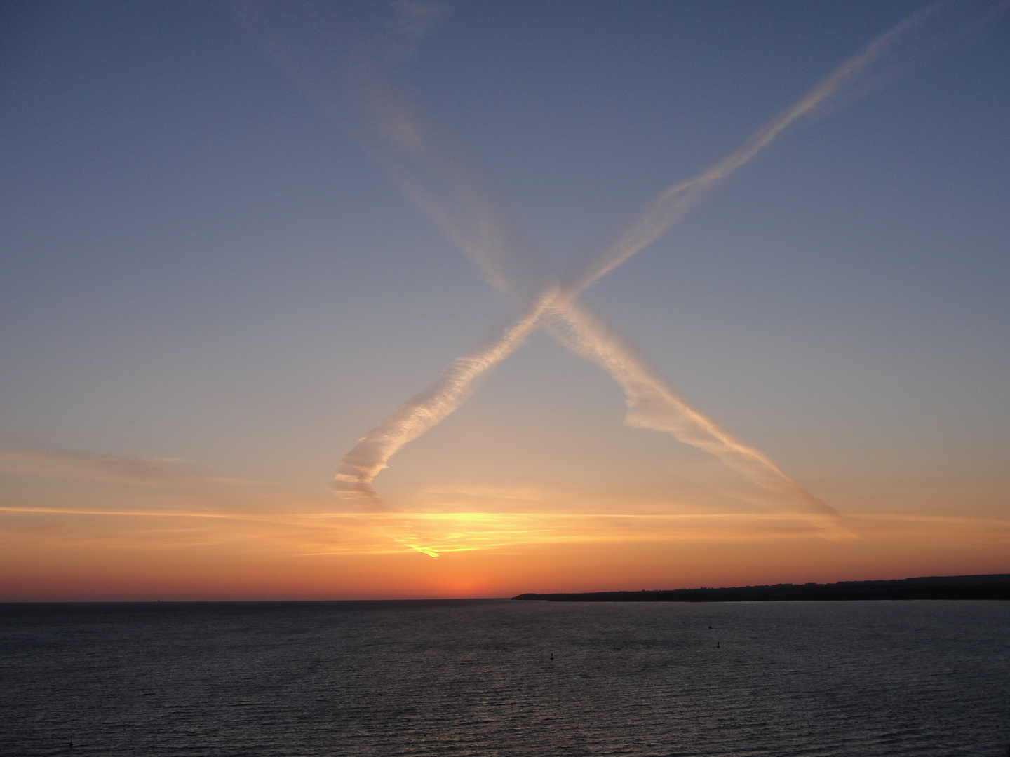 Sonnenaufgang in Travemünde