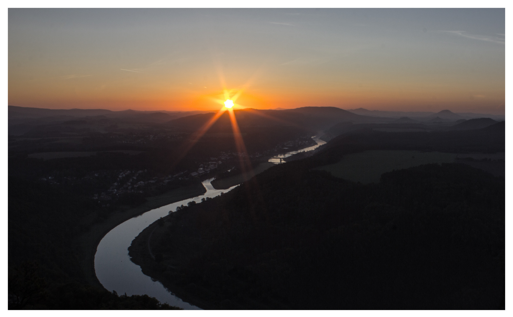 Sonnenaufgang in Tschechien