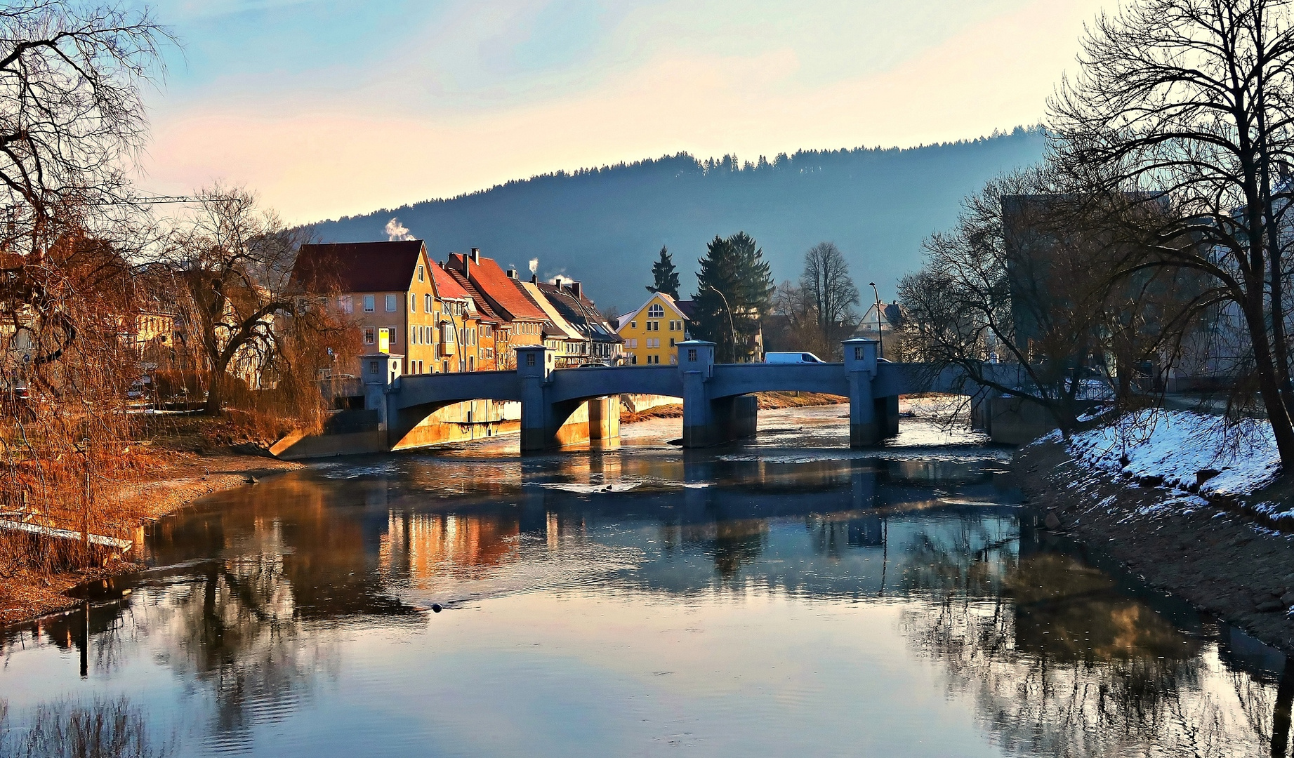 Sonnenaufgang in Tuttlingen