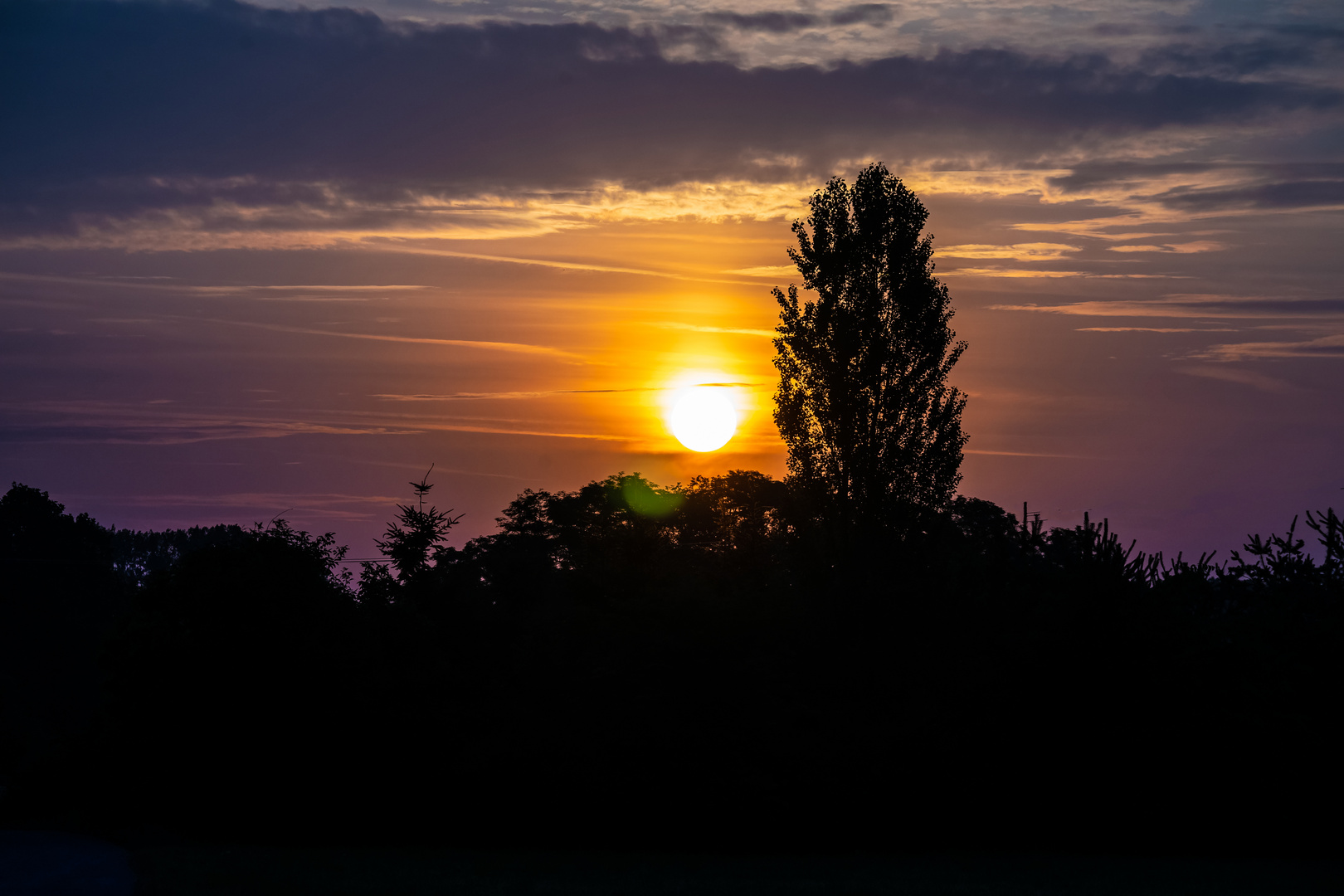 Sonnenaufgang in Ubstadt-Weiher