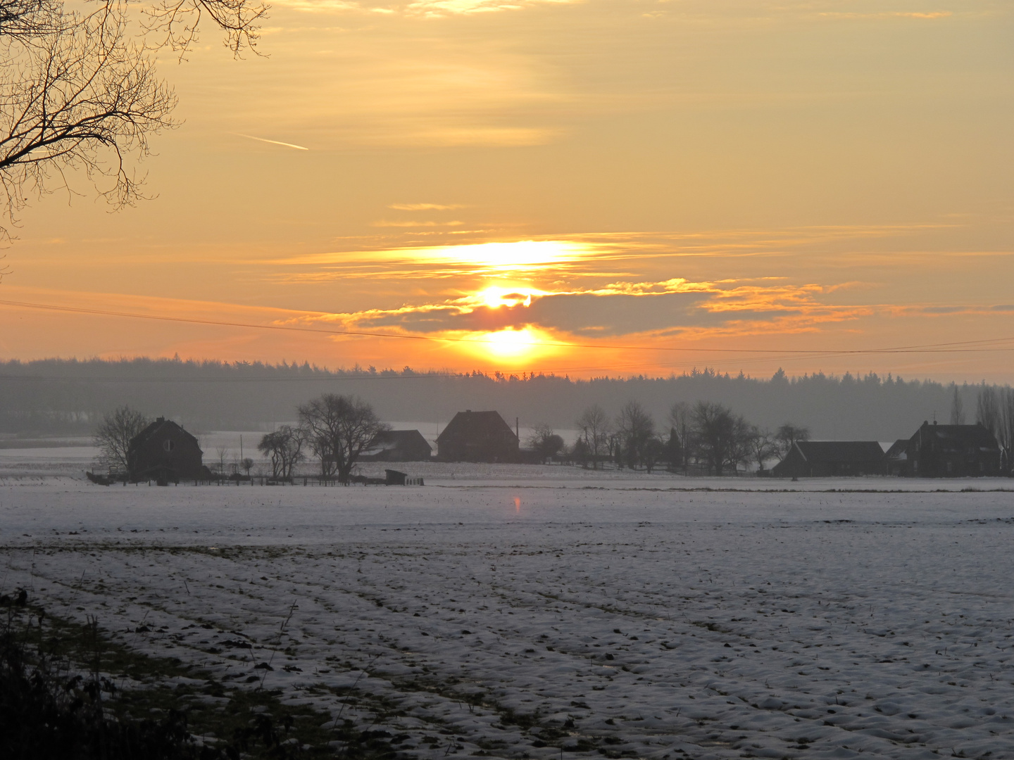 Sonnenaufgang in Uedemerbruch