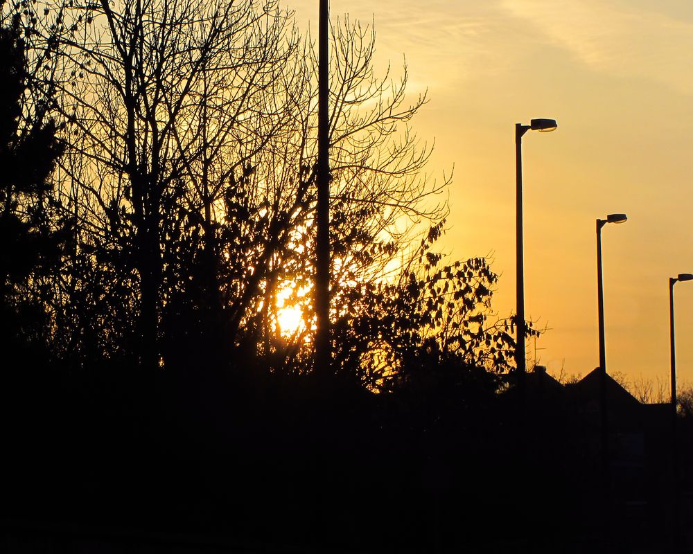 Sonnenaufgang in Ungarn