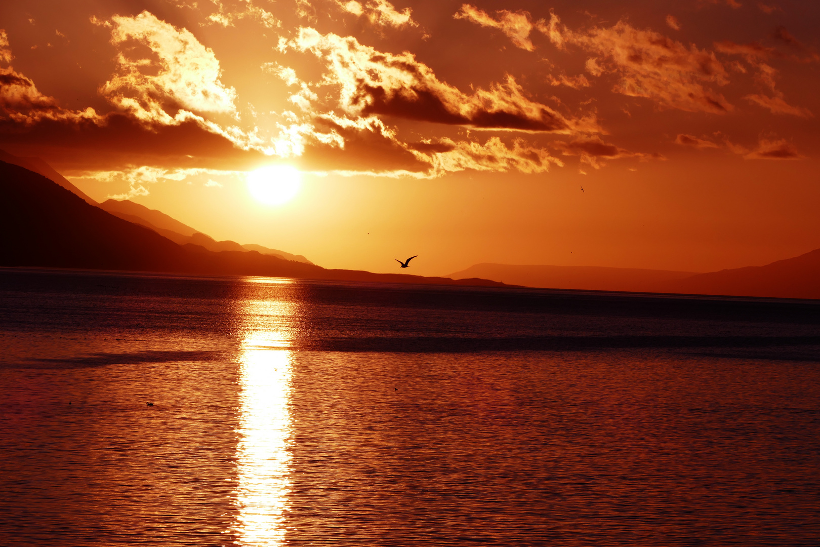 Sonnenaufgang in Ushuaia 