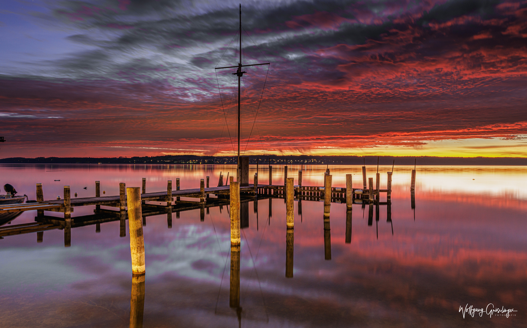 Sonnenaufgang in Utting am Ammersee