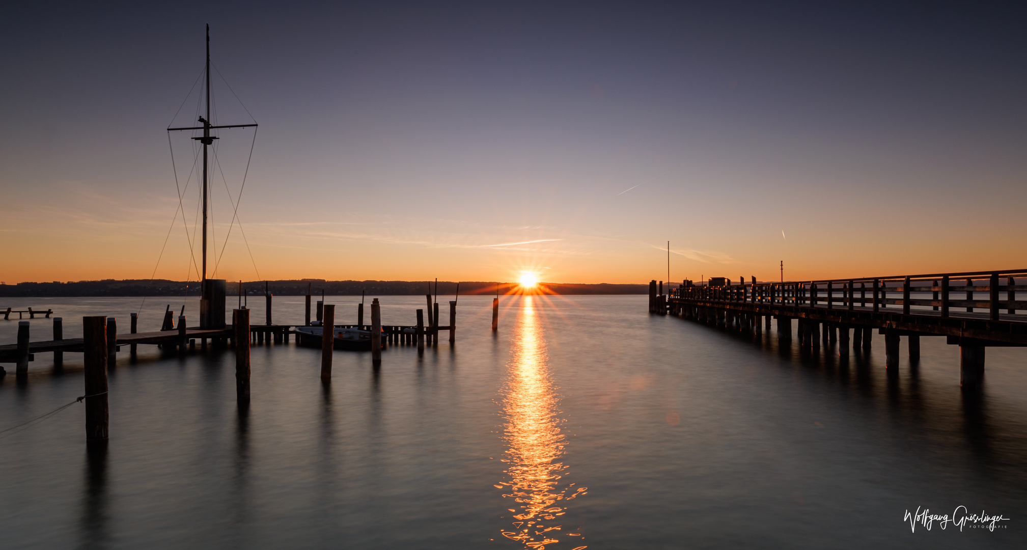 Sonnenaufgang in Utting am Ammersee