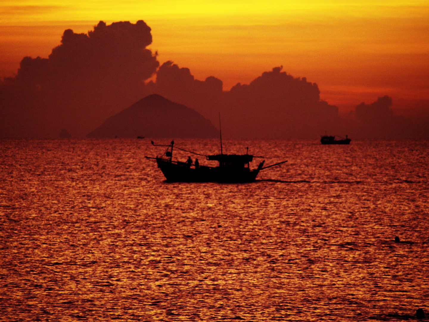 Sonnenaufgang in Vietnam