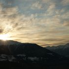 Sonnenaufgang in Vinschgau (Südtirol)