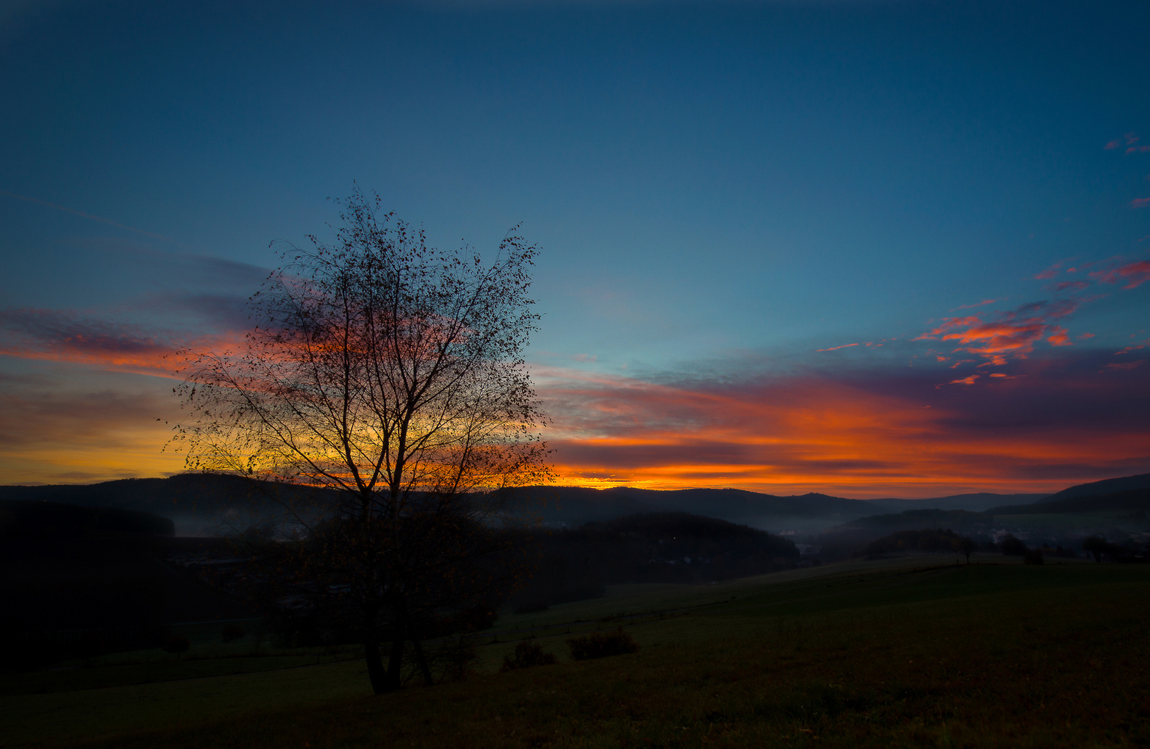 Sonnenaufgang in Wald-Michelbach 01