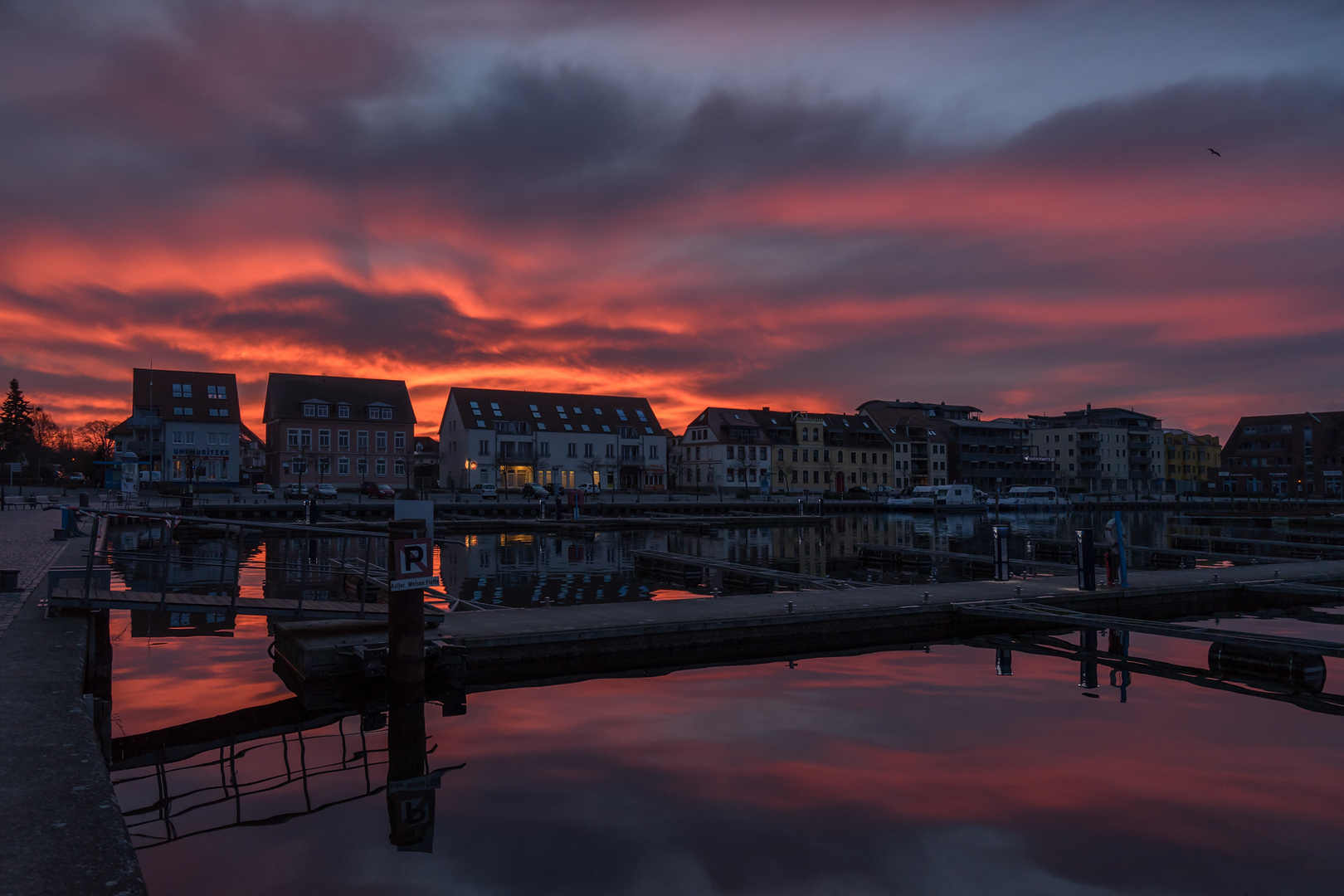 Sonnenaufgang in Waren