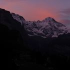 Sonnenaufgang in Wengen/Schweiz