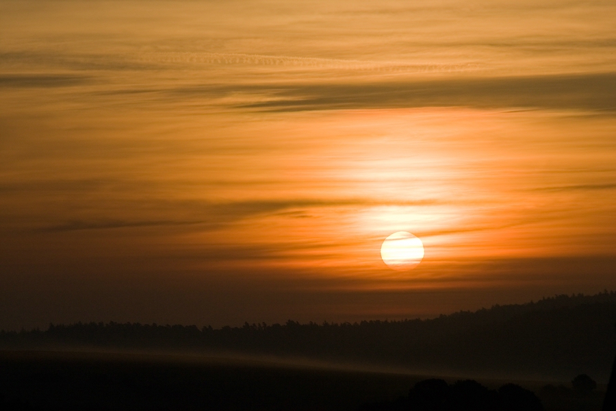 Sonnenaufgang in Wetter(Hessen)