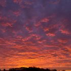 Sonnenaufgang in Wiesloch-Baiertal (Baden)