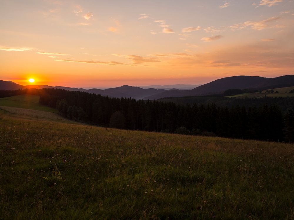 Sonnenaufgang in Winterberg