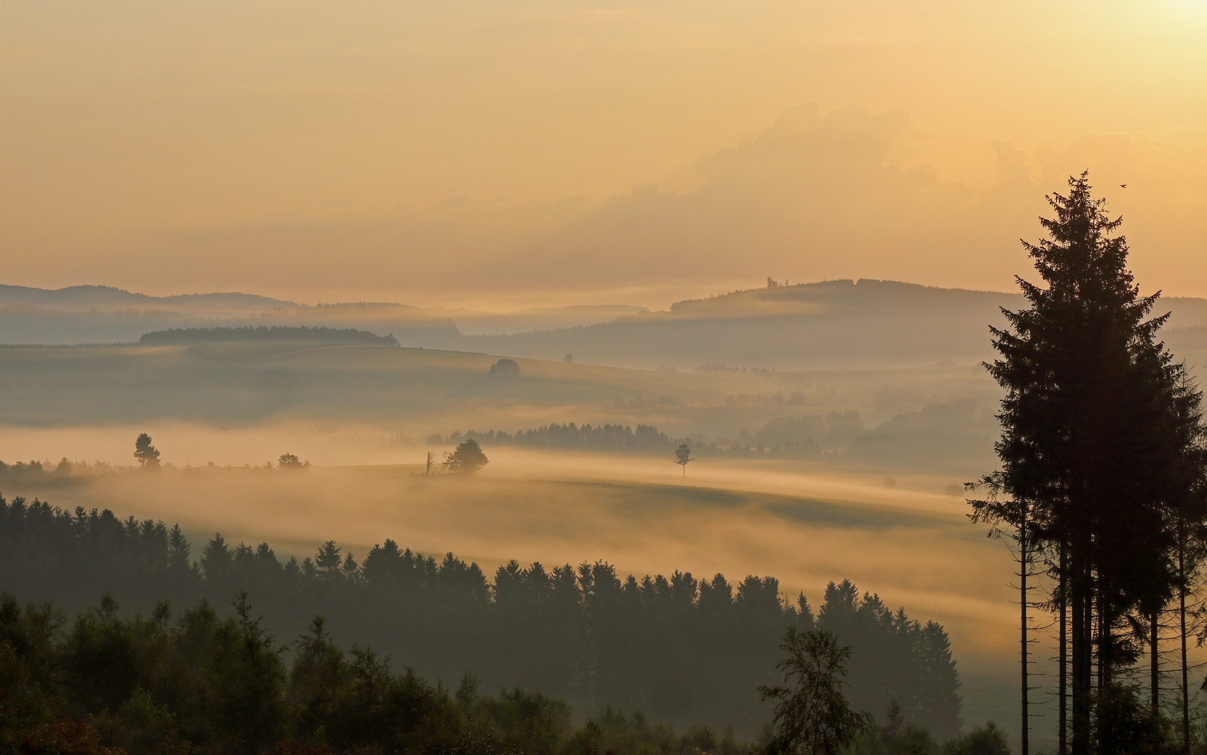 Sonnenaufgang in Wittgenstein