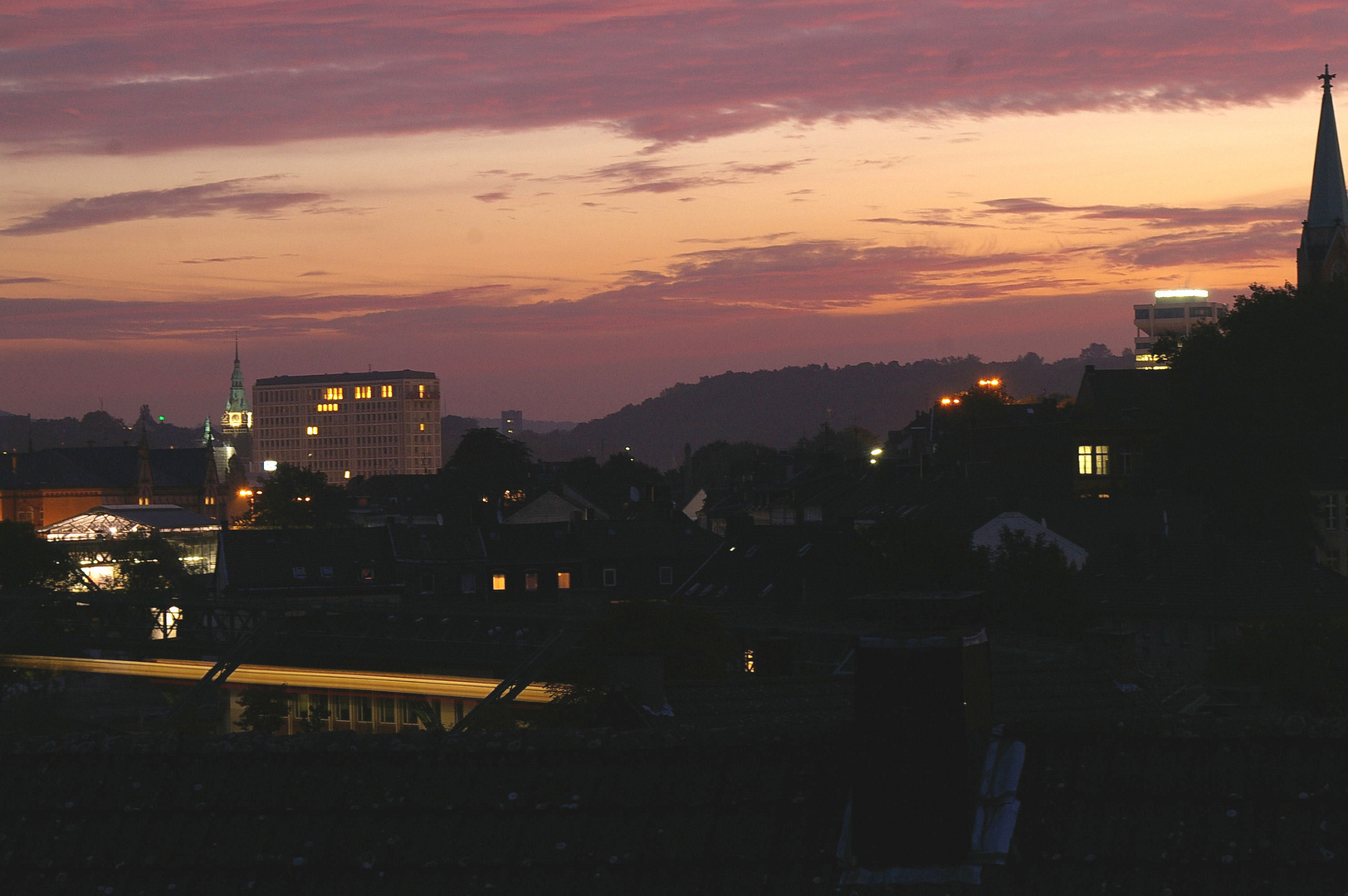 Sonnenaufgang in Wuppertal