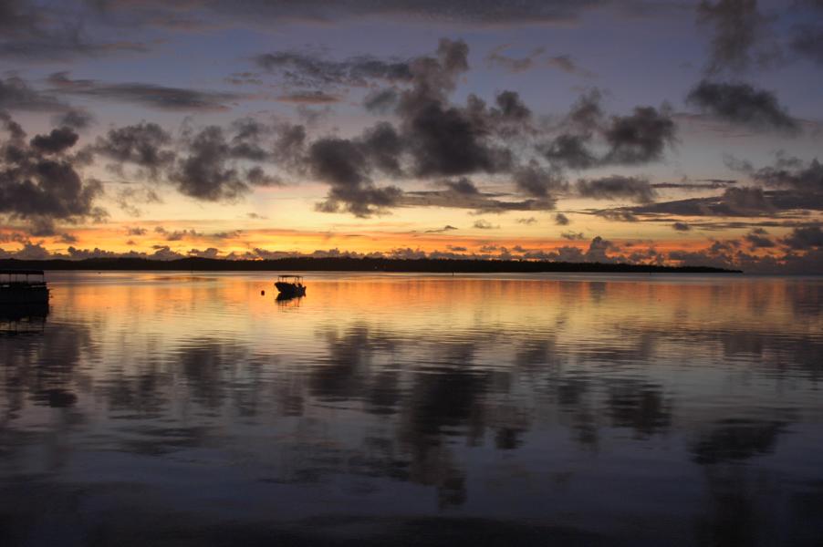 Sonnenaufgang in Yap