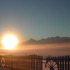 Sonnenaufgang in Zakopane, Polen