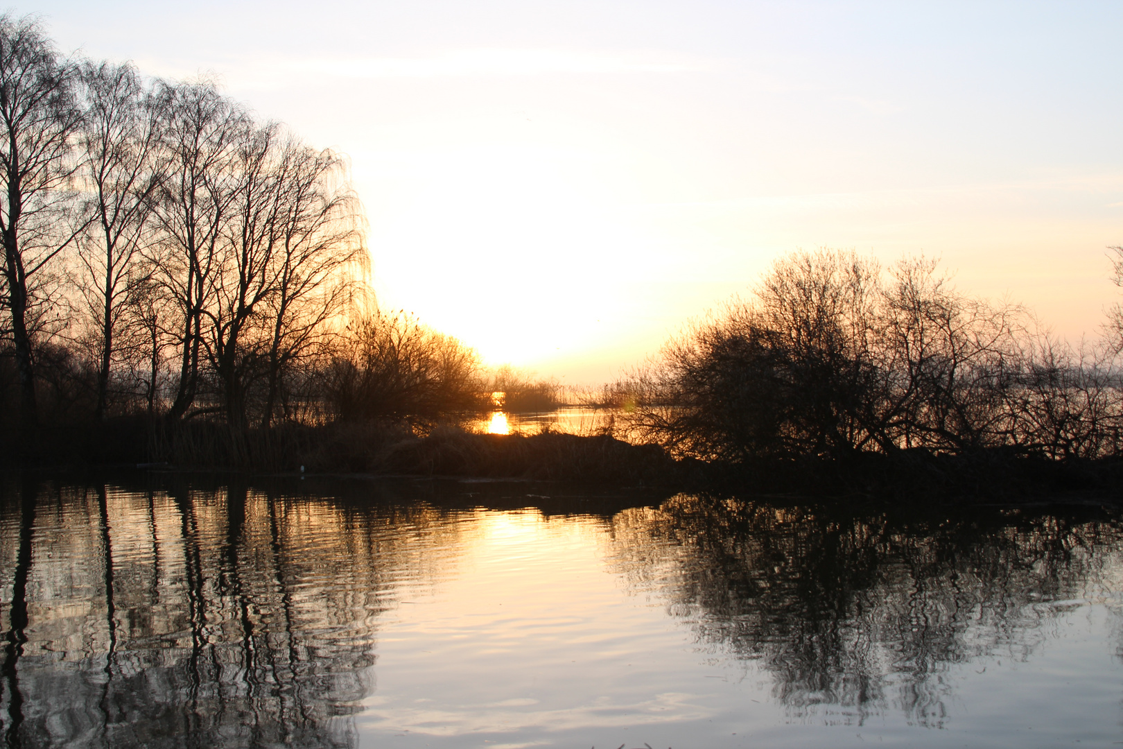 Sonnenaufgang in Zollenspieker