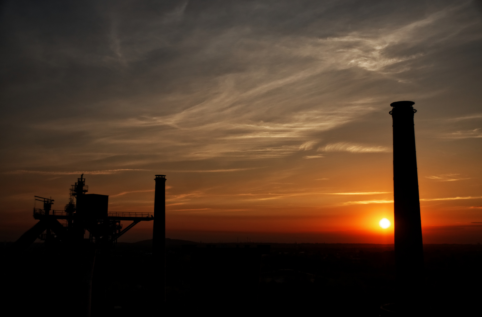 Sonnenaufgang Kamin