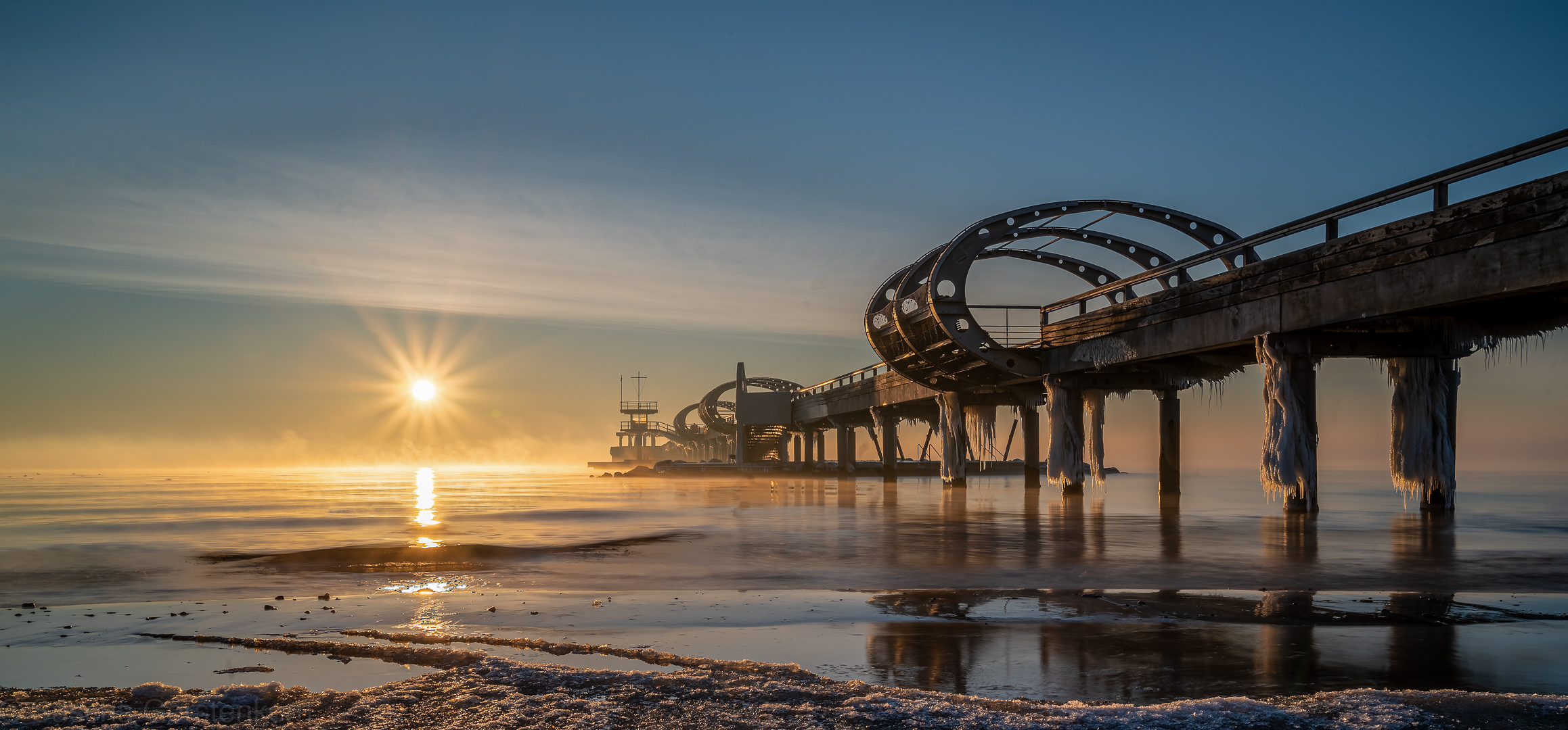 Sonnenaufgang Kellenhusen 14.02.2021 