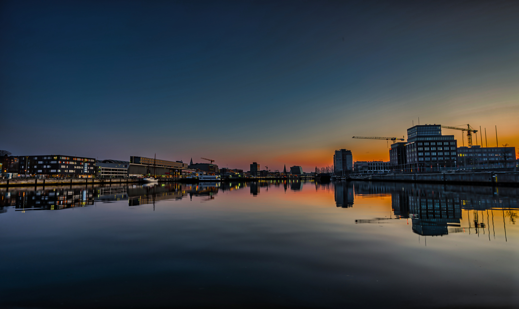 Sonnenaufgang Kieler Förde