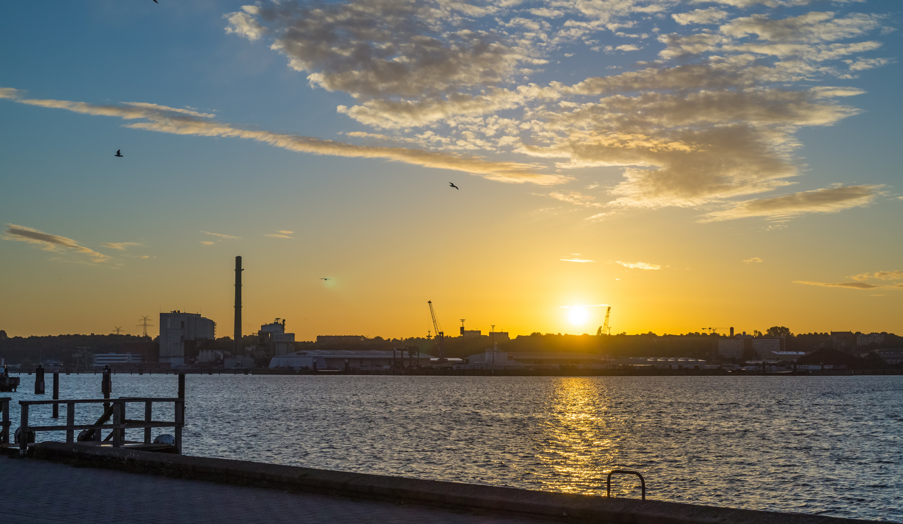 Sonnenaufgang Kieler Förde