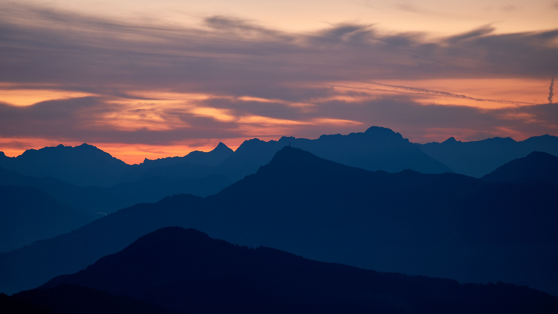 Sonnenaufgang Kitzbühler Alpen