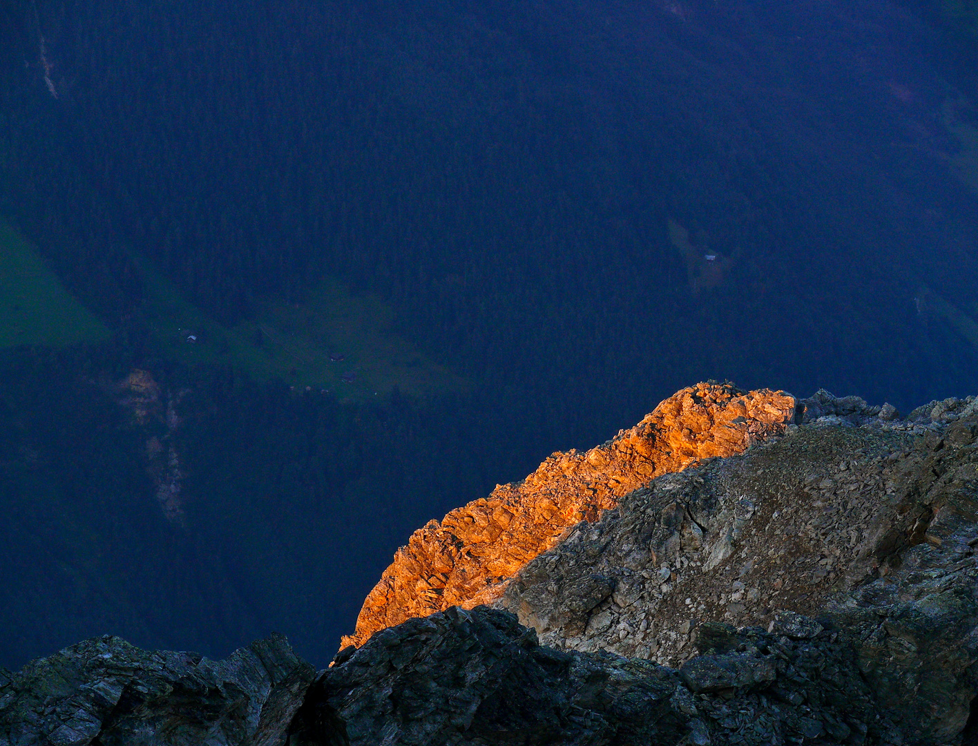 Sonnenaufgang , kl, Windgällen