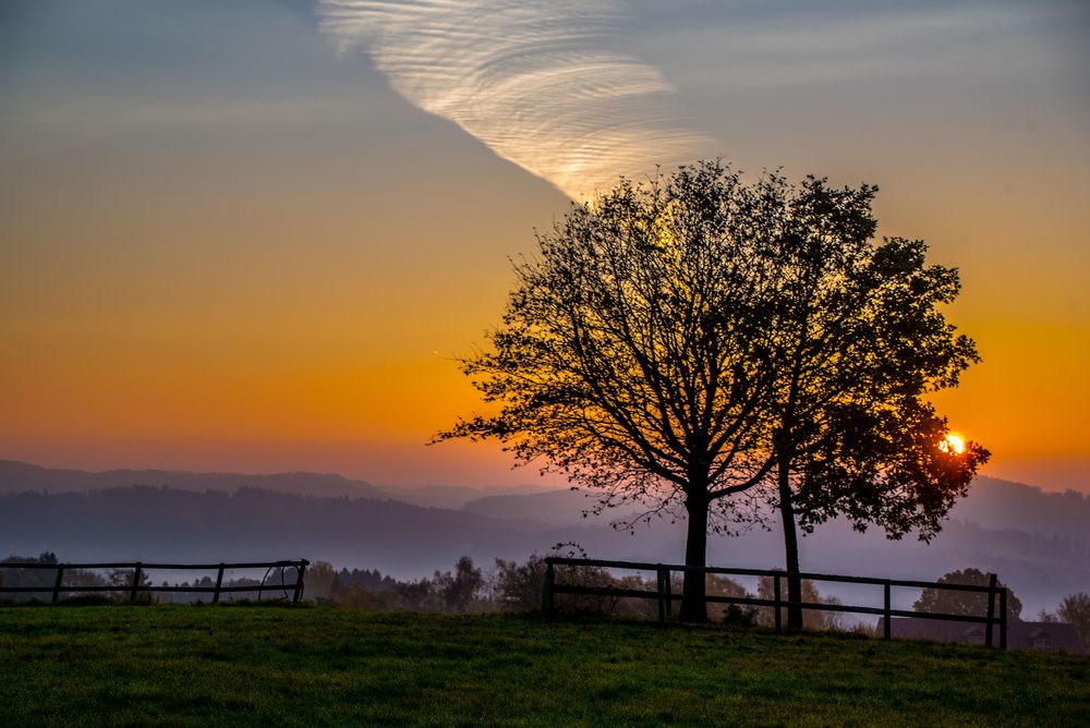 Sonnenaufgang klassisch gesehen