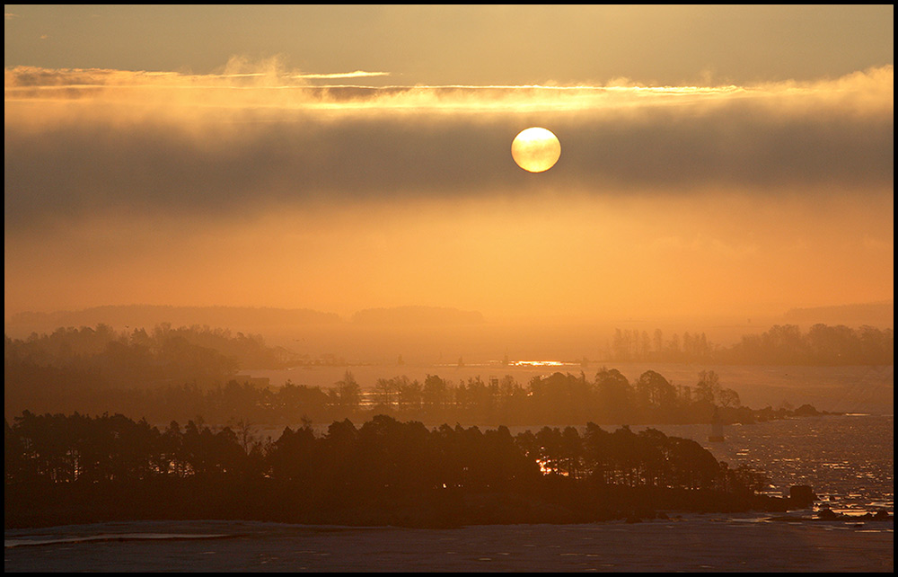 Sonnenaufgang, Kotka, Finnland 2006