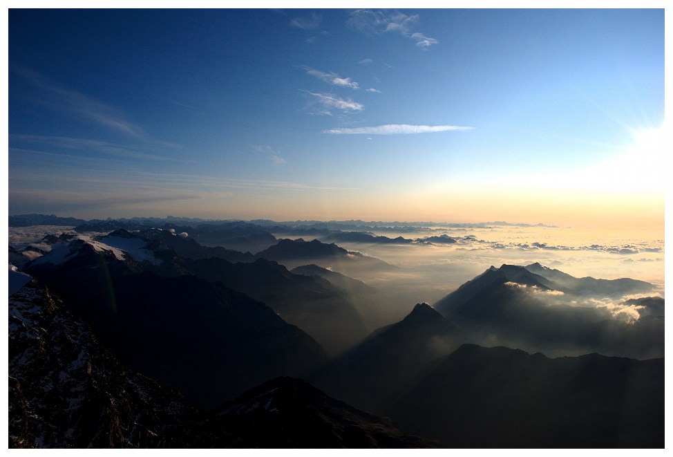 Sonnenaufgang Lagginhorn