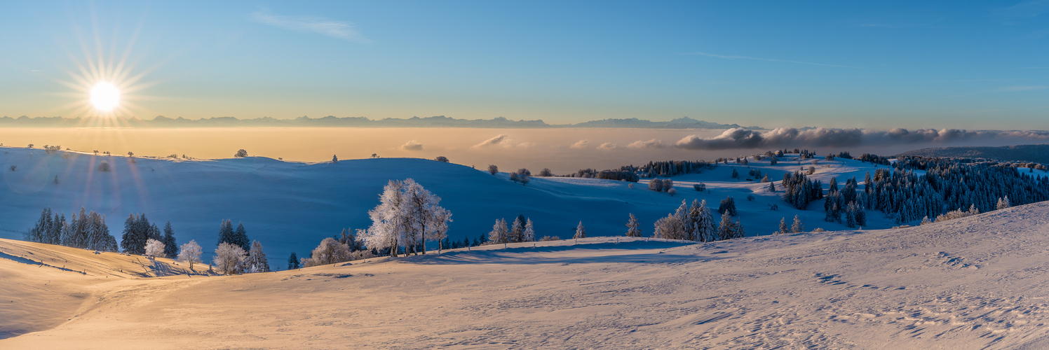 Sonnenaufgang Le soliat 1465 m ü.M