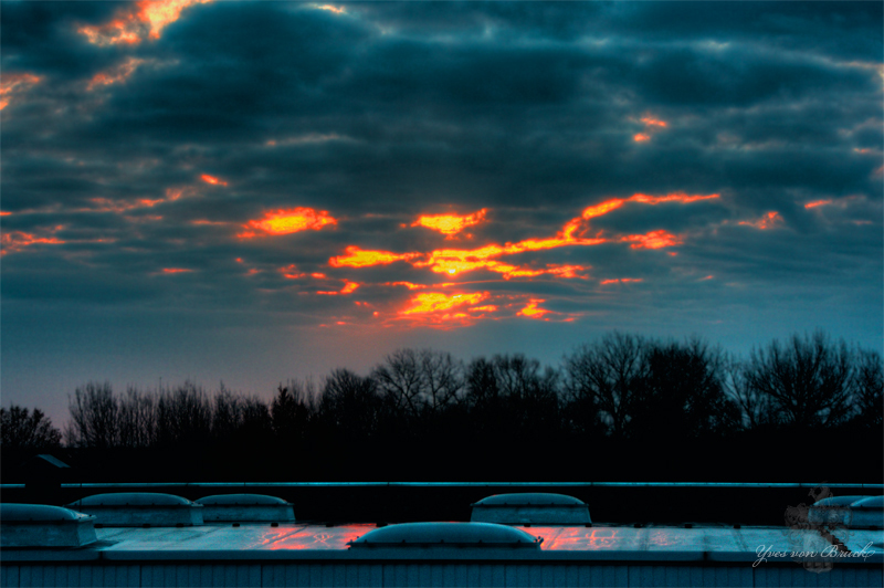 Sonnenaufgang Leipzig