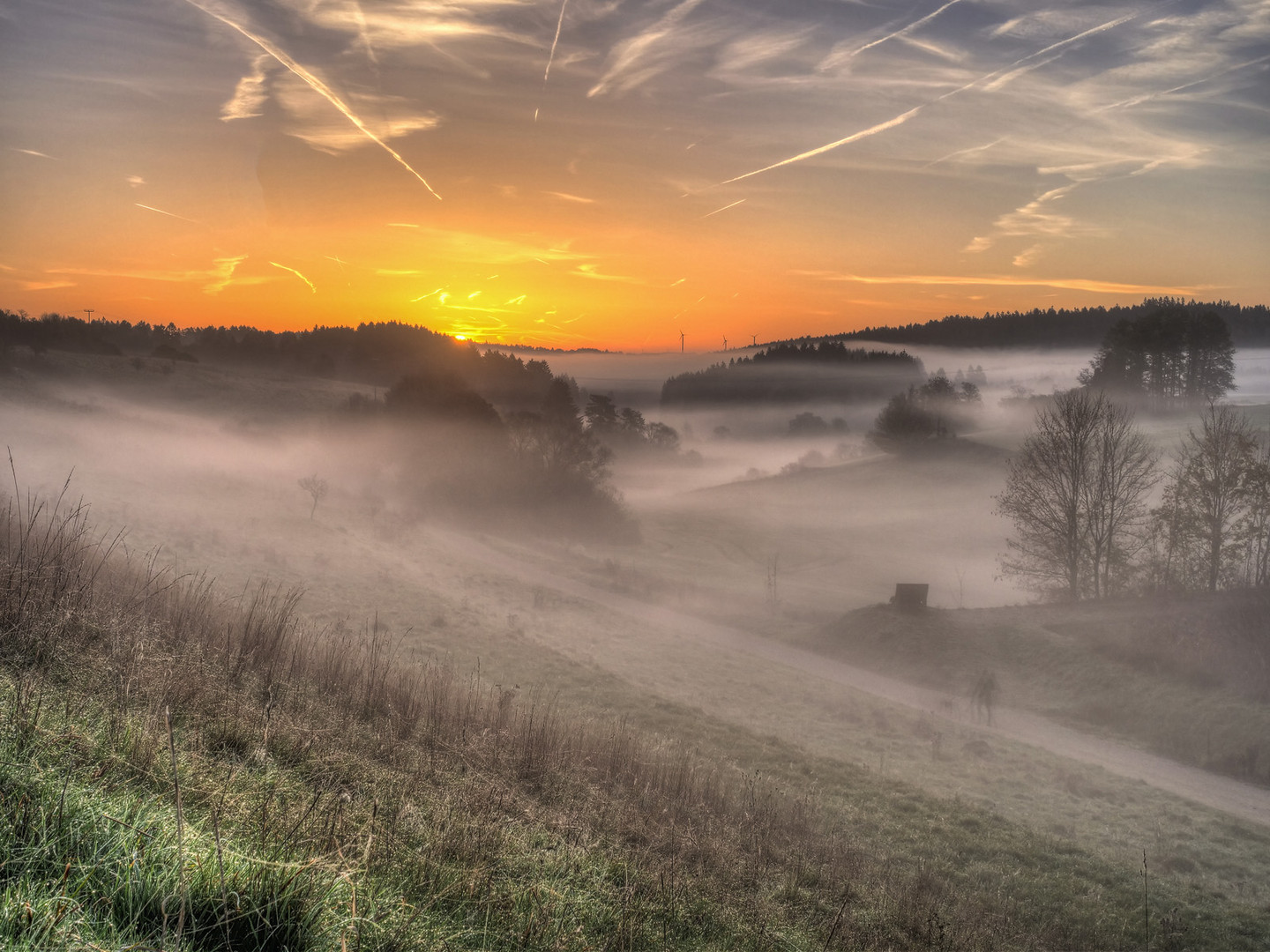 Sonnenaufgang Lengenbachtal