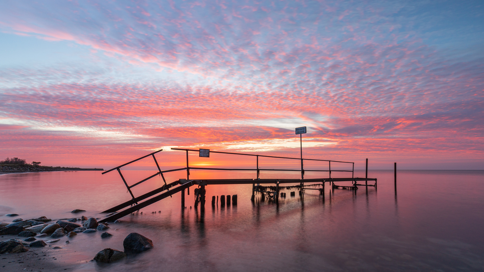 Sonnenaufgang Lensterstrand Grömitz