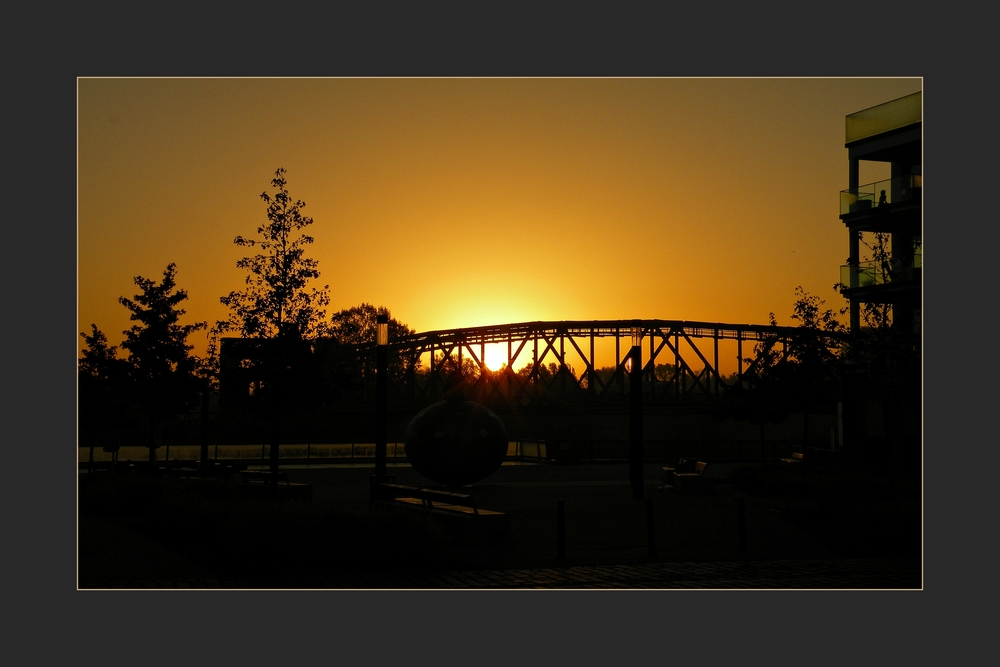 Sonnenaufgang Magdeburg heute