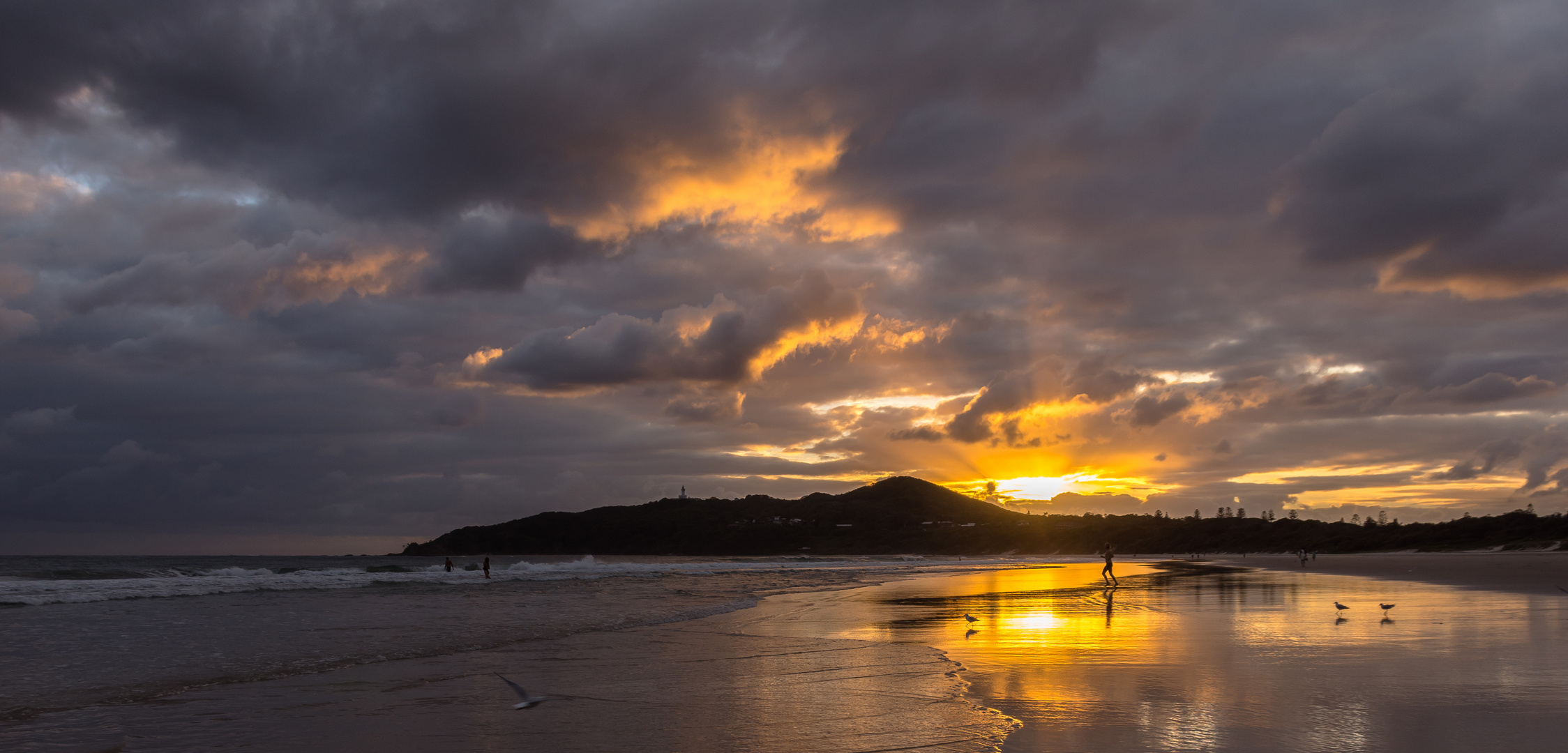 Sonnenaufgang Main Beach / Bayron Bay