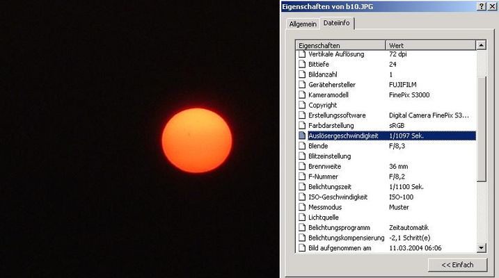 Sonnenaufgang mal ganz anders