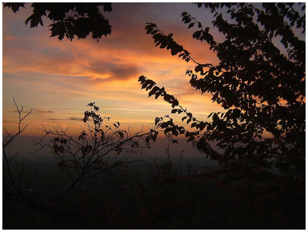 Sonnenaufgang - mal ohne Sonne..